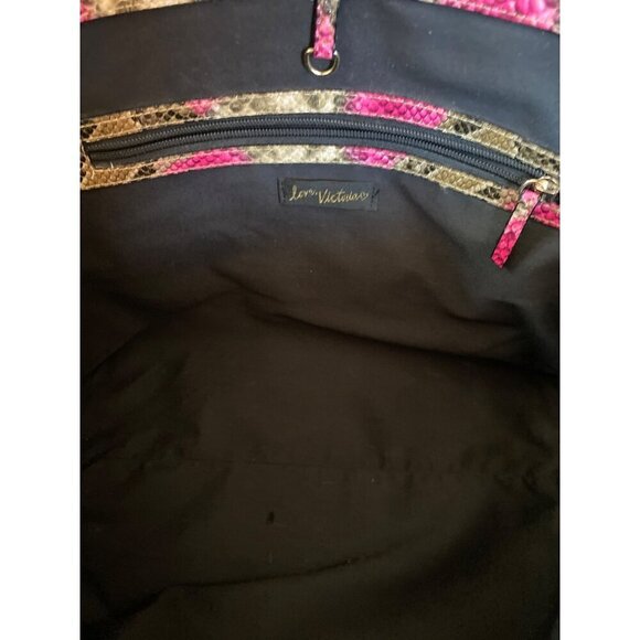 Pink Python Animal Print Victoria's Secret Tote, Wallet & wristlet  Handbag Set - Picture 9 of 11